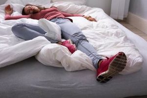 Is Sleeping on the Mattress on the Floor Safe? + Tips Organic & Natural Mattress Buyer’s Guide: Non-Toxic Sleep Solutions Is Sleeping on the Mattress on the Floor Safe? + Tips | Organic & Natural Mattress Buyer’s Guide: Non-Toxic Sleep Solutions