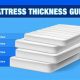 Best Mattress Thickness Sizes Guide + Chart | Organic & Natural Mattress Buyer’s Guide: Non-Toxic Sleep Solutions