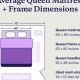 Queen Frame Size: How Wide is a Queen Mattress Frame? Guide | Organic & Natural Mattress Buyer’s Guide: Non-Toxic Sleep Solutions