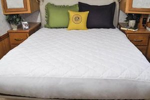 Best RV Short Queen Mattress Pad [Comfort+] | Organic & Natural Mattress Buyer’s Guide: Non-Toxic Sleep Solutions
