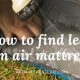 Air Leak SOS: How to Detect Leak in Air Mattress, Fast! | Organic & Natural Mattress Buyer’s Guide: Non-Toxic Sleep Solutions